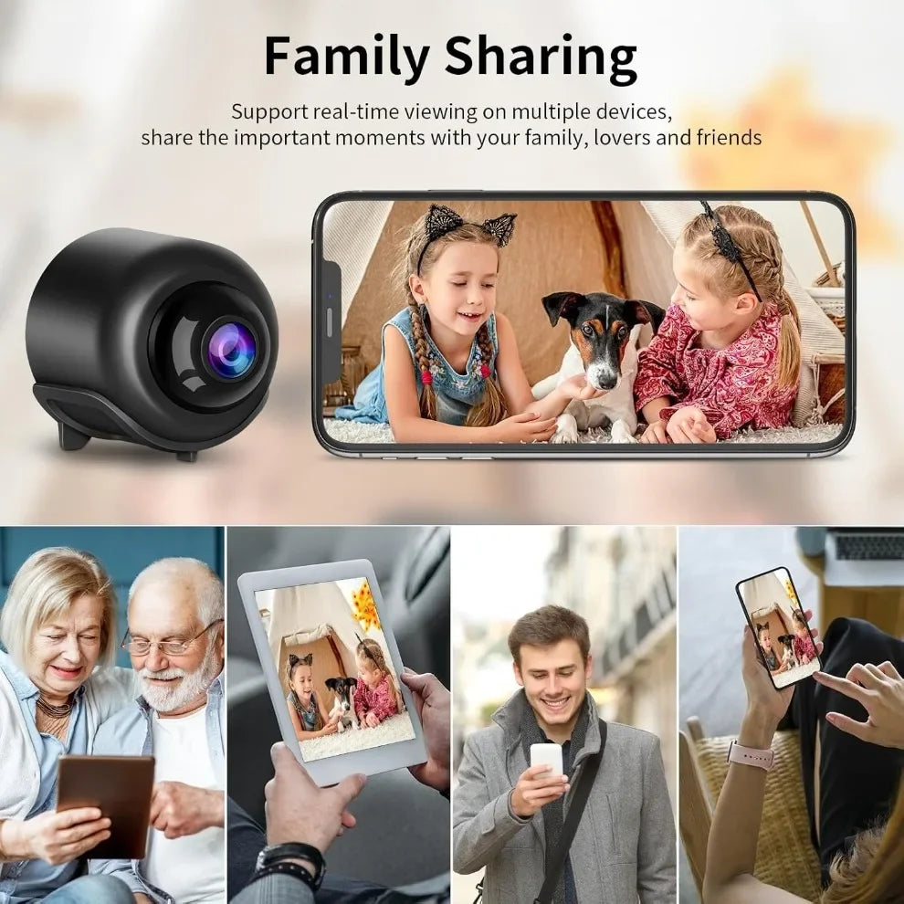 HD Night Vision Mini WIFI Camera for Home Surveillance