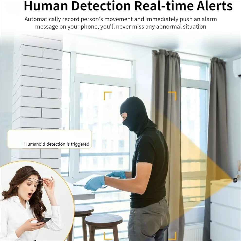 HD Night Vision Mini WIFI Camera for Home Surveillance